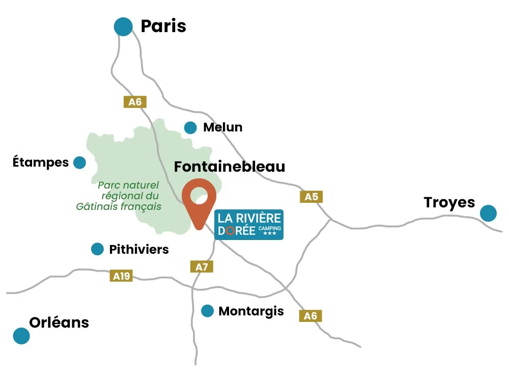 Camping Fontainebleau Seine-et-Marne