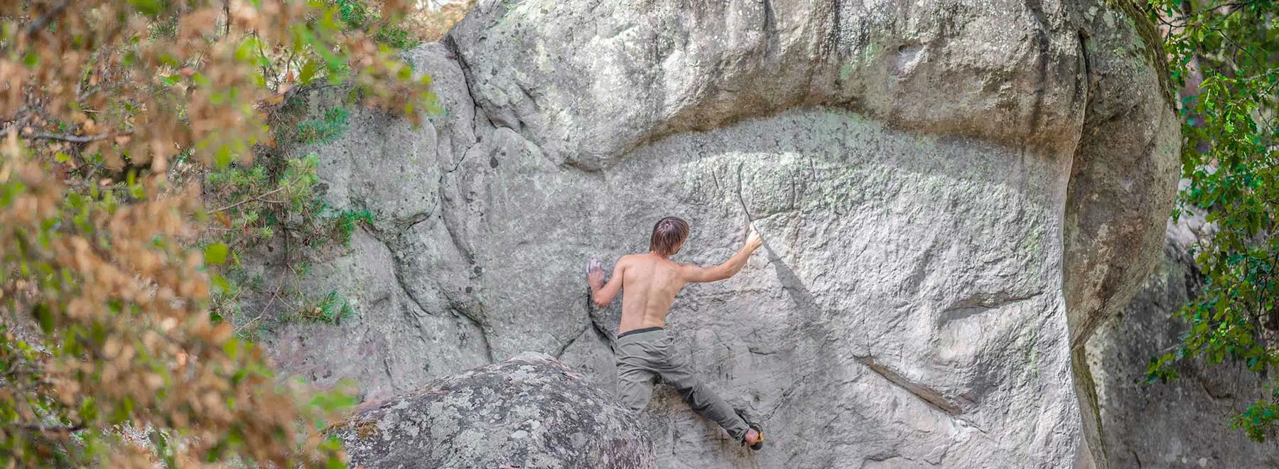 Escalade à Fontainebleau